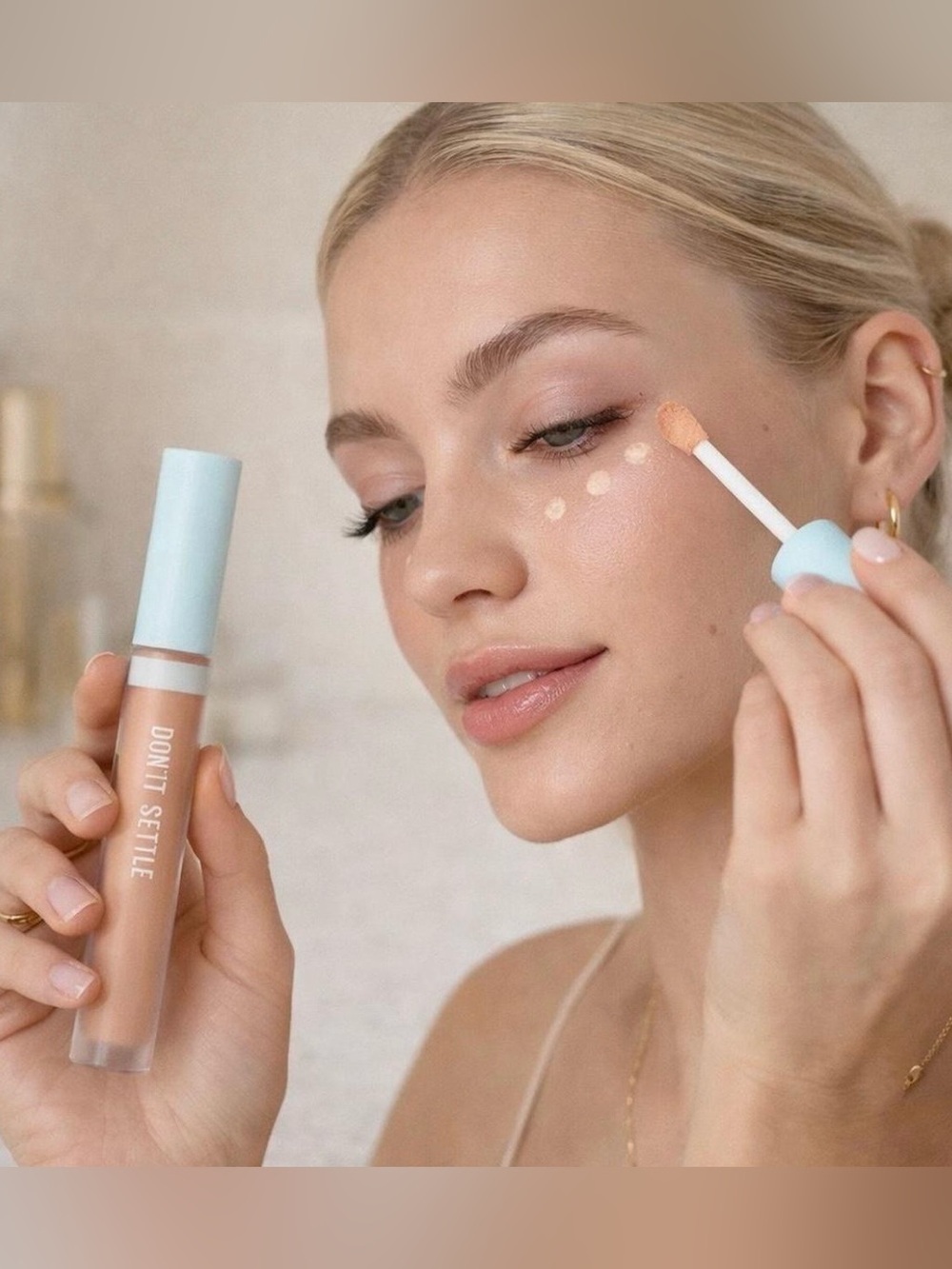 Set of 2 Kaja Don’t Settle Flexible & Seamless Cream Concealer in 02 Banana Milk